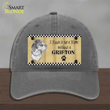 Pencil Sketch Grifton Novelty License Plate Hat Unconstructed Cotton / Charcoal