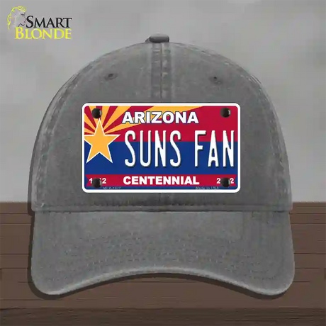 Arizona Centennial Suns Fan Novelty License Plate Hat Unconstructed Cotton / Charcoal