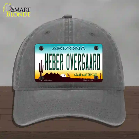 Heber Overgaard Arizona Novelty License Plate Hat Unconstructed Cotton / Charcoal