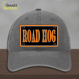 Road Hog Novelty License Plate Hat Unconstructed Cotton / Charcoal