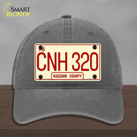 CNH 320 Novelty License Plate Hat Unconstructed Cotton / Charcoal