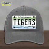 Tigers Michigan State Novelty License Plate Hat Unconstructed Cotton / Charcoal