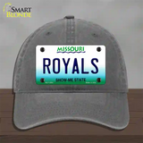 Royals Missouri State Novelty License Plate Hat Unconstructed Cotton / Charcoal