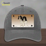 Cavalier King Charles Spaniel Dog Novelty License Plate Hat Unconstructed Cotton / Charcoal