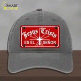 Jesus Cristo Novelty License Plate Hat Unconstructed Cotton / Charcoal