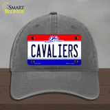 Cavaliers Ohio State Novelty License Plate Hat Unconstructed Cotton / Charcoal