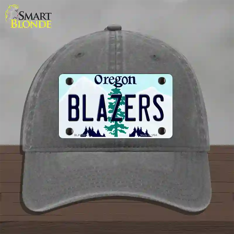 Blazers Oregon State Novelty License Plate Hat Unconstructed Cotton / Charcoal