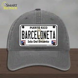 Barceloneta Novelty License Plate Hat Unconstructed Cotton / Charcoal