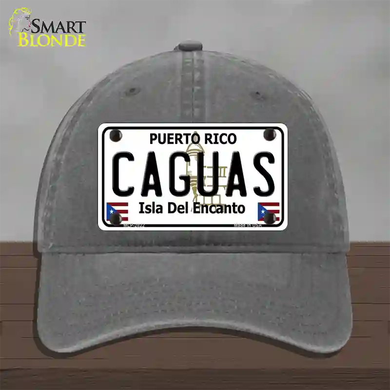 Caguas Novelty License Plate Hat Unconstructed Cotton / Charcoal