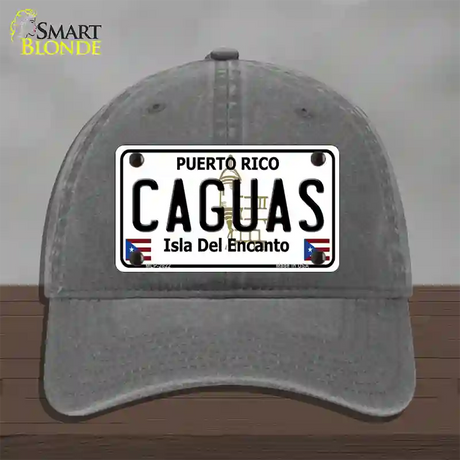 Caguas Novelty License Plate Hat Unconstructed Cotton / Charcoal