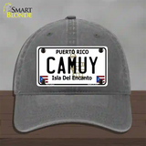 Camuy Novelty License Plate Hat Unconstructed Cotton / Charcoal