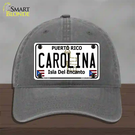 Carolina Novelty License Plate Hat Unconstructed Cotton / Charcoal