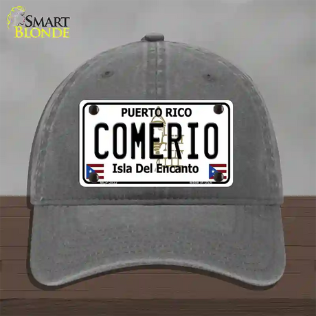 Comerio Novelty License Plate Hat Unconstructed Cotton / Charcoal