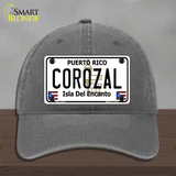 Corozal Novelty License Plate Hat Unconstructed Cotton / Charcoal