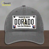 Dorado Novelty License Plate Hat Unconstructed Cotton / Charcoal