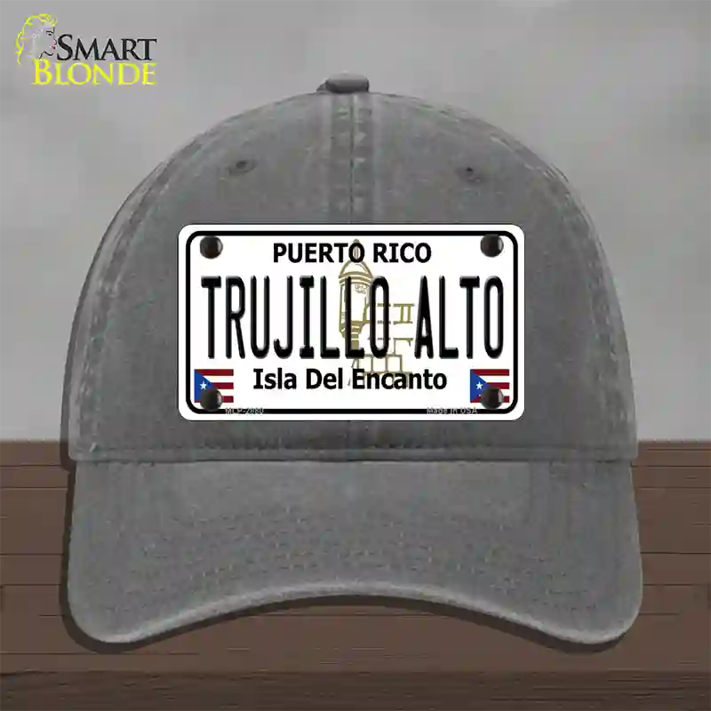 Trujillo Alto Puerto Rico Novelty License Plate Hat Unconstructed Cotton / Charcoal