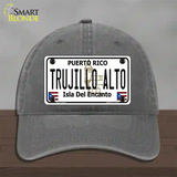 Trujillo Alto Puerto Rico Novelty License Plate Hat Unconstructed Cotton / Charcoal