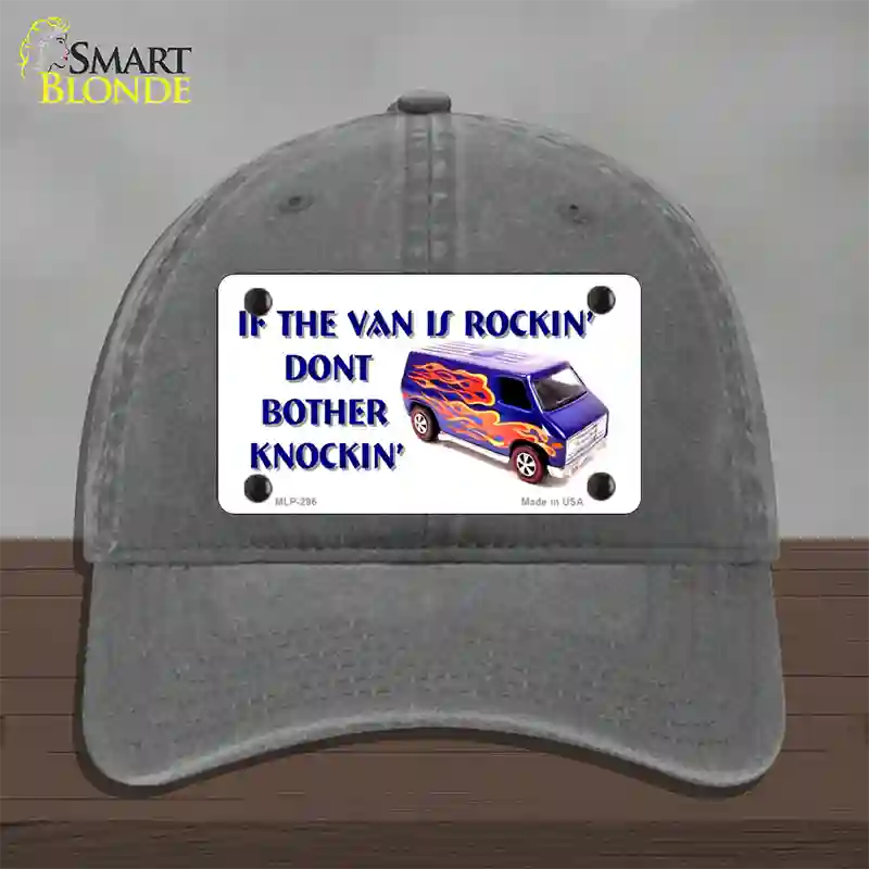 If Vans Rockin Novelty License Plate Hat Unconstructed Cotton / Charcoal