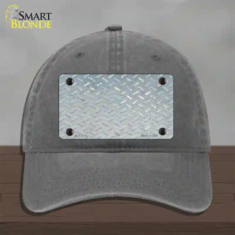 Silver Toolbox Diamond Novelty License Plate Hat Unconstructed Cotton / Charcoal