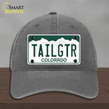 Tailgtr Colorado Novelty License Plate Hat Unconstructed Cotton / Charcoal