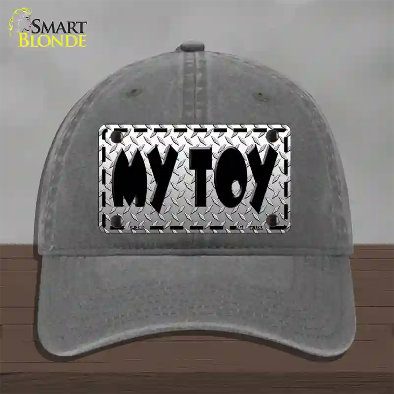 My Toy Novelty License Plate Hat Unconstructed Cotton / Charcoal