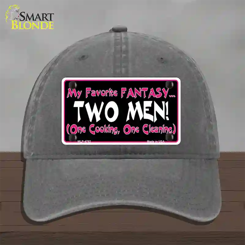 My Favorite Fantasy Novelty License Plate Hat Unconstructed Cotton / Charcoal