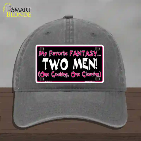 My Favorite Fantasy Novelty License Plate Hat Unconstructed Cotton / Charcoal