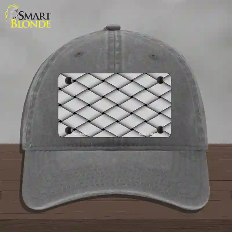 Weave Customizable Novelty License Plate Hat Unconstructed Cotton / Charcoal