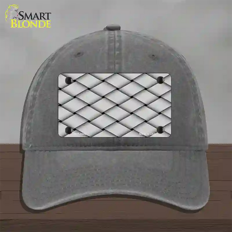 Weave Customizable Novelty License Plate Hat Unconstructed Cotton / Charcoal