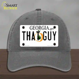 That Guy Georgia Novelty License Plate Hat Unconstructed Cotton / Charcoal