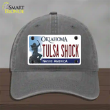 Tulsa Shock Oklahoma Novelty License Plate Hat Unconstructed Cotton / Charcoal