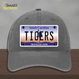 Tigers South Carolina Novelty License Plate Hat Unconstructed Cotton / Charcoal