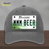 MMM Beer Tennessee Novelty License Plate Hat Unconstructed Cotton / Charcoal