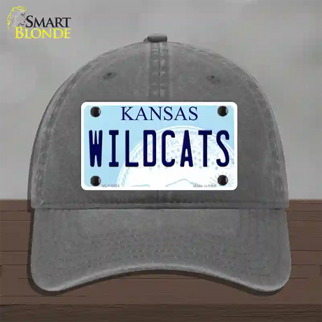 Wildcats Kansas Novelty License Plate Hat Unconstructed Cotton / Charcoal