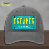 Dreamer New Mexico Novelty License Plate Hat Unconstructed Cotton / Charcoal