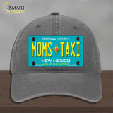 Moms Taxi New Mexico Novelty License Plate Hat Unconstructed Cotton / Charcoal