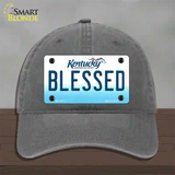 Blessed Kentucky Novelty License Plate Hat Unconstructed Cotton / Charcoal