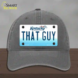 That Guy Kentucky Novelty License Plate Hat Unconstructed Cotton / Charcoal