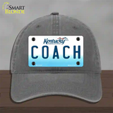 Coach Kentucky Novelty License Plate Hat Unconstructed Cotton / Charcoal