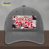 Scraps Of Love Novelty License Plate Hat Unconstructed Cotton / Charcoal