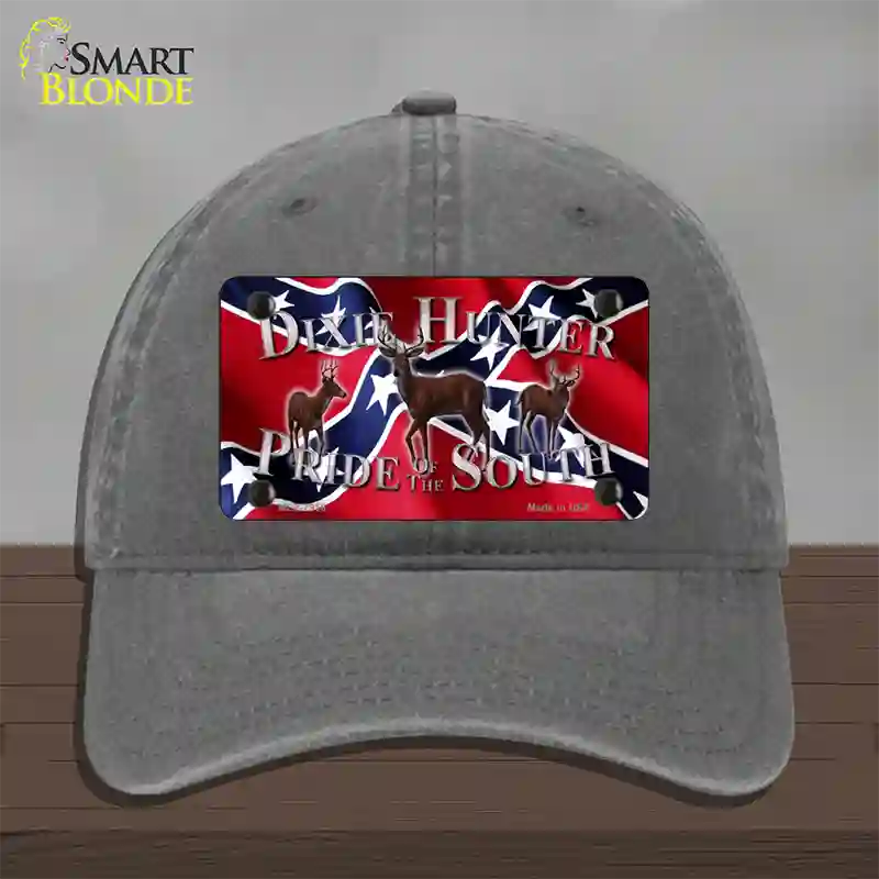 Pride Of The South Novelty License Plate Hat Unconstructed Cotton / Charcoal