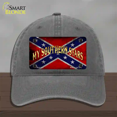 My Southern Stars Novelty License Plate Hat Unconstructed Cotton / Charcoal