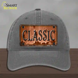 Classic Novelty License Plate Hat Unconstructed Cotton / Charcoal