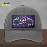 The Pirate Next Door Novelty License Plate Hat Unconstructed Cotton / Charcoal