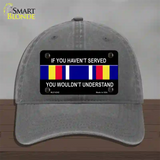 War On Terrorism Ribbon Novelty License Plate Hat Unconstructed Cotton / Charcoal