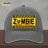 Zombie Assault Vehicle Novelty License Plate Hat Unconstructed Cotton / Charcoal