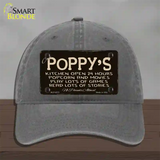 At Poppys Novelty License Plate Hat Unconstructed Cotton / Charcoal