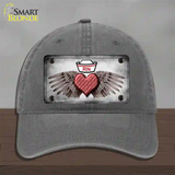 Love RN Novelty License Plate Hat Unconstructed Cotton / Charcoal