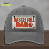 Basketball Dad Novelty License Plate Hat Unconstructed Cotton / Charcoal