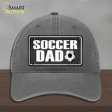 Soccer Dad Novelty License Plate Hat Unconstructed Cotton / Charcoal